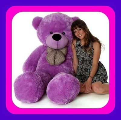 Abhinav toys Z_New Stuffed Toys Premium quality 241  - 91.44 cm(Purple)