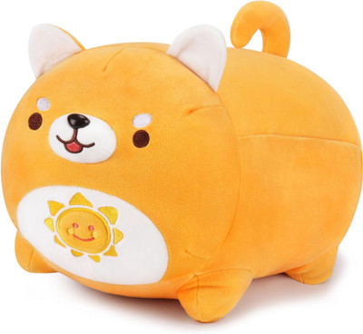 TechMax Solution Kawaii Sunny Day Corgi Plush, Cute Dog Plushies  - 30 cm(Yellow)