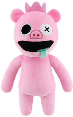 TechMax Solution Round Head Cute Plush Toys  - 30 cm(Pink)