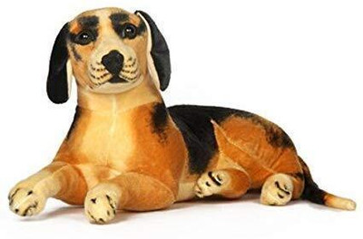 4AJ BAZAAR Very Big Stuffed Sitting Plush Dog Soft Toy 90 cm  - 90 cm(Multicolor)
