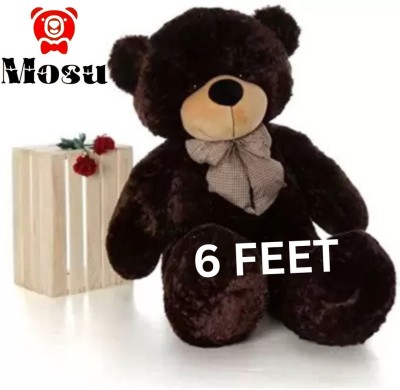 MOSU Soft Stuffed/Fluffy/Huggable Cute Teddy Bear for Kids and girls (6 feet)  - 189 cm(coffee)