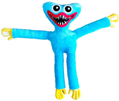 TechMax Solution Blue Scary Cute Doll Toy  - 30 cm(Blue)