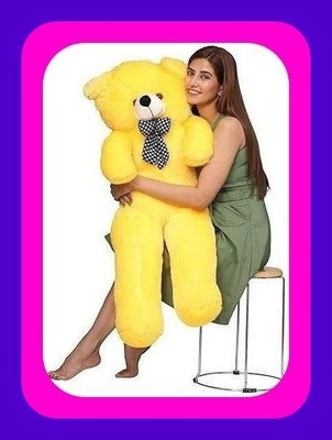 Abhinav toys Z_New Stuffed Toys Premium quality material 393  - 125 cm(Yellow)