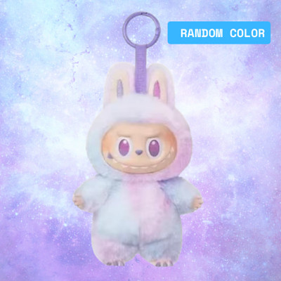 ZOQQI Labubu Bunny Plush Pendant - Cute Toy Blind Box Collectible Key Chain