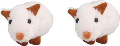Tickles Cute Mouse Soft Stuffed Plush Toy For Kids  - 15 cm(White)