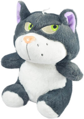 tinytotem Black Small Cat Huggable Soft Toy Teddy Bear Adorable Plush Toys  - 30 cm(Black)
