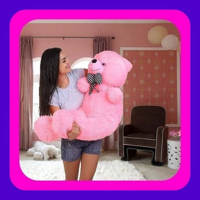 Abhinav toys Z_New Stuffed Toys Premium quality material 356  - 90 cm(Pink)