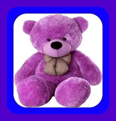 Abhinav toys Z_Best Ever Stuffed Toys 374  - 91 cm(Purple)