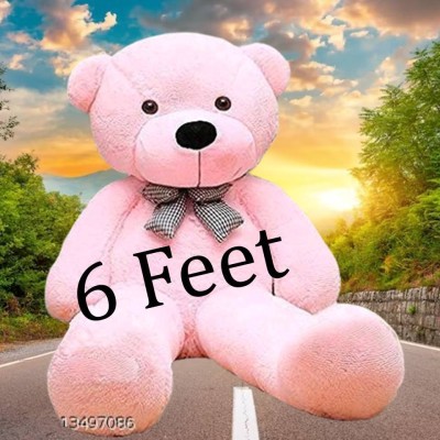 JINGA BELA Newly Imported 6 Ft PINK Teddy Bear Or Valentine Days Special Long  - 72 inch(Pink)