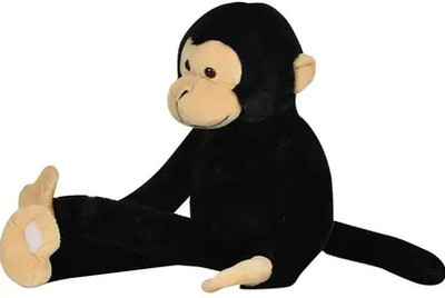 Macros Long Monkey Stuffed Soft Toy - 21 Inch (Black)  - 21 inch(Black)