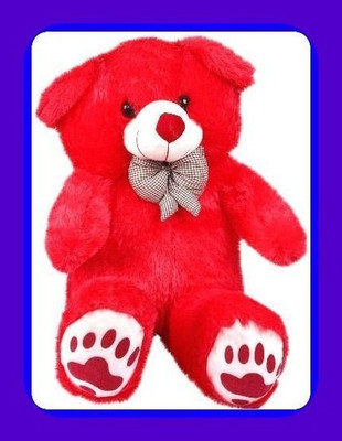 Abhinav toys Z_Best Ever Stuffed Toys 184  - 90 cm(Red)