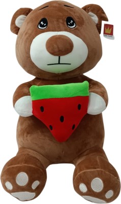 Teddy Daddy Cute Sorry and Requesting Teddy Bear With Watermelon Cap  - 55 cm(Brown)