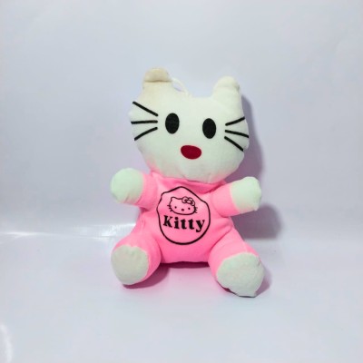 RIM Pink Kitty Soft Toy - Cute & Adorable Plush Stuffed Animal  - 13 cm(Pink-2)