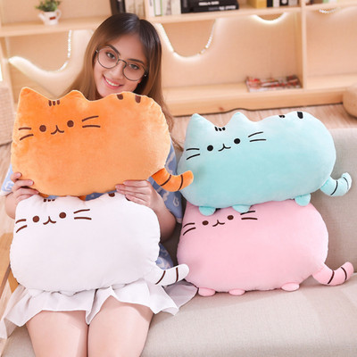 TechMax Solution Cute White Cat Kawaii Pillow Plush Toy  - 80 cm(White)
