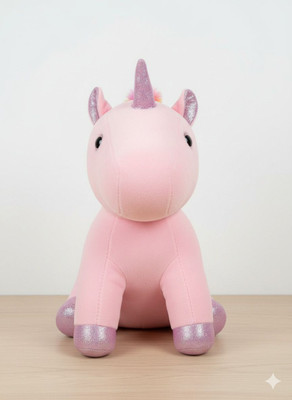 Zingy & Zuzu Enterprises Unicorn Plush Toy  - 25 cm(Pink)