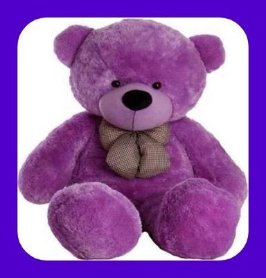 Abhinav toys Z_SUPERIOR QUALITY (3 FEET) Soft Teddy Bears, Best Quality Stuffed Toys_cls  - 85 cm(Purple)