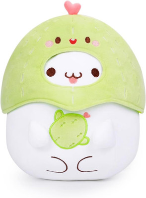 TechMax Solution Adorable Avocado Panda & Friends Plushies Perfect Birthday Surprise  - 30 cm(White)
