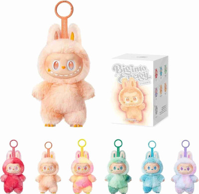 Jiveha Biginto Energy Cute Plush Bunny Labubu Monster Toy for Kids  - 17 cm(Multicolor)