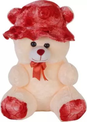 Khatu shyam Stuffed Soft Cute Cap Teddy Bear  - 40 cm(Cream)