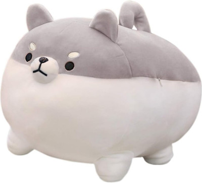 TechMax Solution Animal Shiba Inu Plush Dog Toy Anime Corgi Kawaii  - 30 cm(Grey)