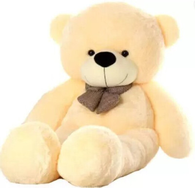 RSS SOFT TOYS Soft And Smooth Lovable ,Huggable Teddy Bear 3 Feet Cream  - 89 cm(Cream)