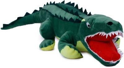 Sharvil Webby Soft Crocodile with Open Mouth Stuffed Animal Plush Toy, Size - 72 cm  - 11 cm(Green)