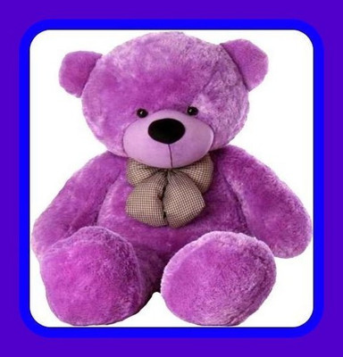 Abhinav toys Z_Best Ever Stuffed Toys 1061  - 90.1 cm(Purple)
