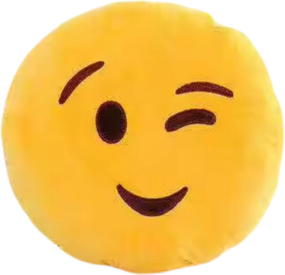 TechMax Solution Two Smile Cute Smiley Pillow Plush Toy  - 30 cm(Yellow)