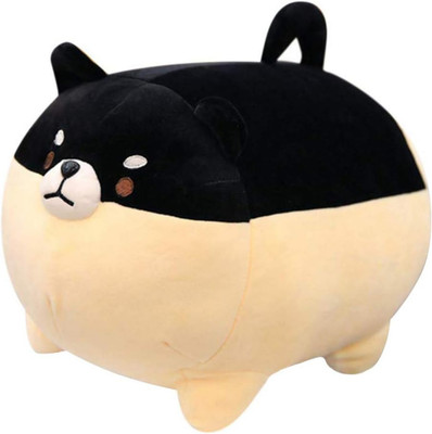 TechMax Solution Stuffed Animal Shiba Inu Plush Toy Anime Corgi Kawaii Plush  - 30 cm(Black)