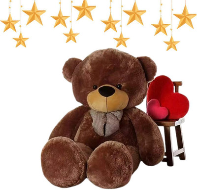MOSU soft and cute teddy bear for birthday and anniversary gift 4.5 feet  - 137 cm(Brown)