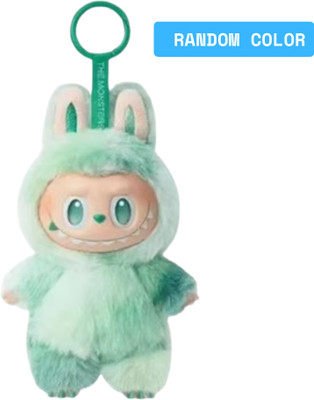 ZOQQI Labubu Pendant Keychain Toy Plush Vinyl Gift for Collectors  - 17 cm(Multicolor)