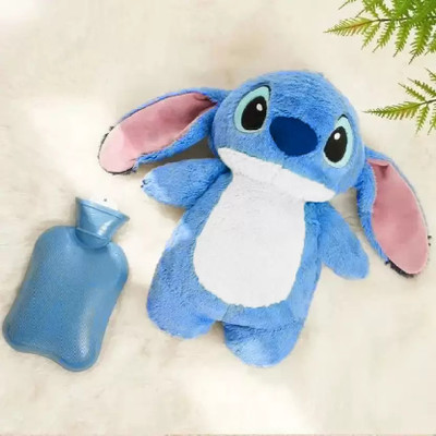 Plushora Cute Stitch Teddy Soft Hot Water Bag for Period Cramp Relief  - 30 cm(Blue)
