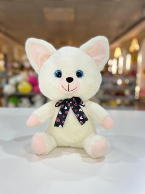 Fun Zoo Gracy Fox Cute Soft Stuffed Animal Plush Toy For Kids  - 35 cm(Cream)