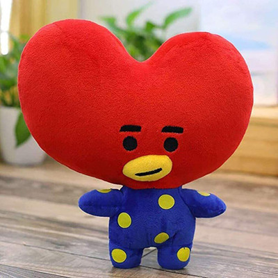 AVS Tata Soft Toy BTS Bangtan Boys Stuffed Plush Toy for Kids  - 30 cm(Red)