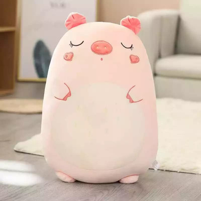 TechMax Solution Soft Plush Pig Stuffed Animal Pig Kids Toy Pillow Plush  - 45 cm(Pink)