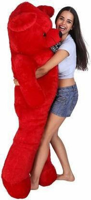 RSS SOFT TOYS 3 Feet Teddy Bear I Love You Jumbo For Some One Special - 90 CM Red  - 91 cm(Red)