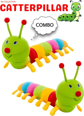 CTC CREATION Fun Caterpillar Stuffed Animal Set for Children  - 68 cm(Multicolor)