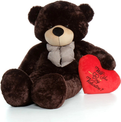 Ziraat Soft Tedddy Bear Choco Color Size-3 Feet(90 Cm) For Girls  - 90 cm(CHOCO/COFFEE)