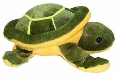 Purple beats Turtle|Tortoise|Stuffed Soft Cute Green Tortoise Soft Toys  - 12 cm(Green, Yellow)