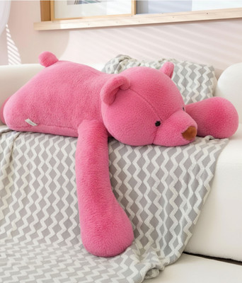 Tickles Cute Bear Soft Stuffed Plush Pillow Animal Toy For Kids Boys & Girls  - 60 cm(Pink)