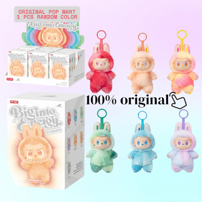 ZOQQI Labubu Bunny Plush Toy - Big Energy Mystery Pendant for Kids Key Chain