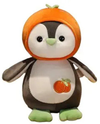 Dunky Soft Toy Fruit Penguin Little Cute Toy  - 20 cm(Grey)