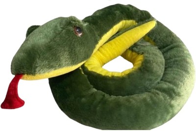 Tickles Snake Soft Stuffed Plush Animal Toy for Kids Boys & Girls Birthday Gift  - 92 cm(Green)