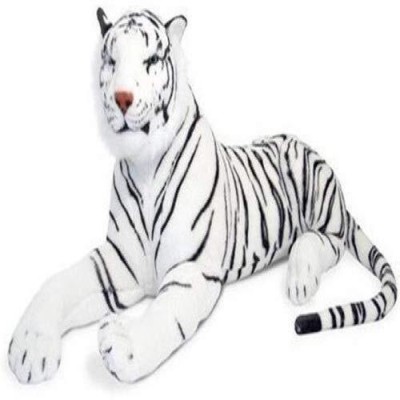 4AJ BAZAAR Gift Cute White Tiger Stuffed Soft Plush Toy 32 cm  - 32 cm(White)