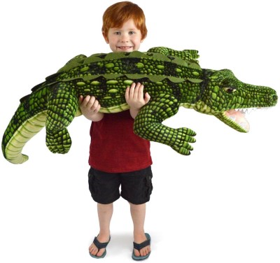 Tickles Crocodile Soft Stuffed Plush Animal Toy For Kids Boys & Girls Birthday Gift  - 65 cm(Green)