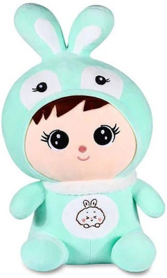 Nihan Enterprises Premium Quality| Baby Rabbit in light green Plush Soft Toys for Your Kids  - 30 cm(Light Green, pale ivory)