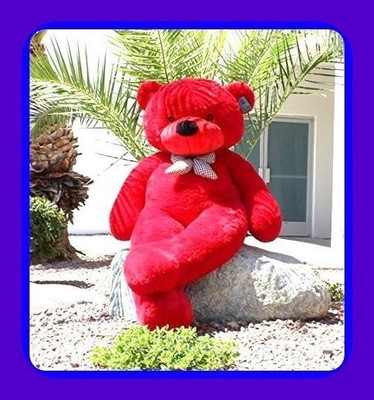 Abhinav toys Z_Best Ever Stuffed Toys 418  - 120 cm(Red)