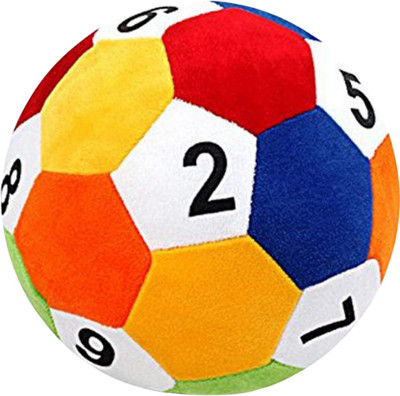 TechMax Solution Multicolor Number Ball plush toy  - 30 cm(Multicolor)