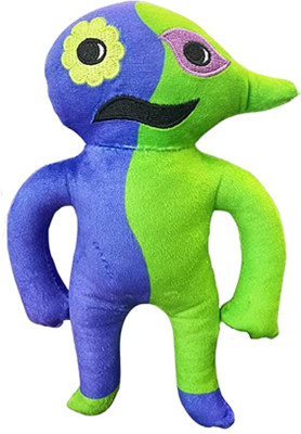 TechMax Solution Purple Green Two in one Plush Toy  - 30 cm(Purple, Green)