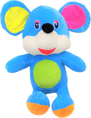 Kraftix Blue Sitting Mouse Mice Stuffed Plush Soft Toy Doll Animal KST450335  - 35 cm(Mouse)
